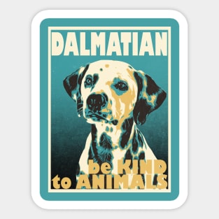 Retro Dalmatian Sticker